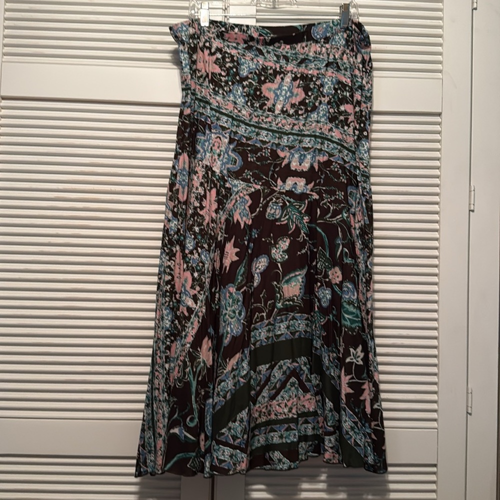 COLDWATER CREEK Boho Floral Midi Skirt - Picture 2 of 7